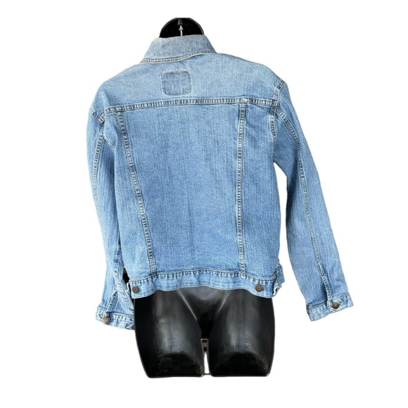 Levi Strauss Signature Denim Button Front 99% cotton 1% spandex Jacket Sz Large - Picture 4 of 4
